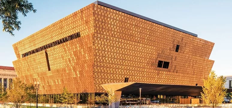 Nét kiến trúc miền Trung Đông trong bảo tàng Lịch sử và văn hoá Mỹ - Phi Quốc gia