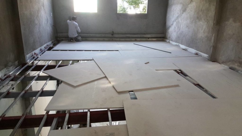 Kinh nghiệm quan trọng khi thi công trần thạch cao là lựa chọn vật liệu đồng nhất, chính hãng và có chất lượng tốt