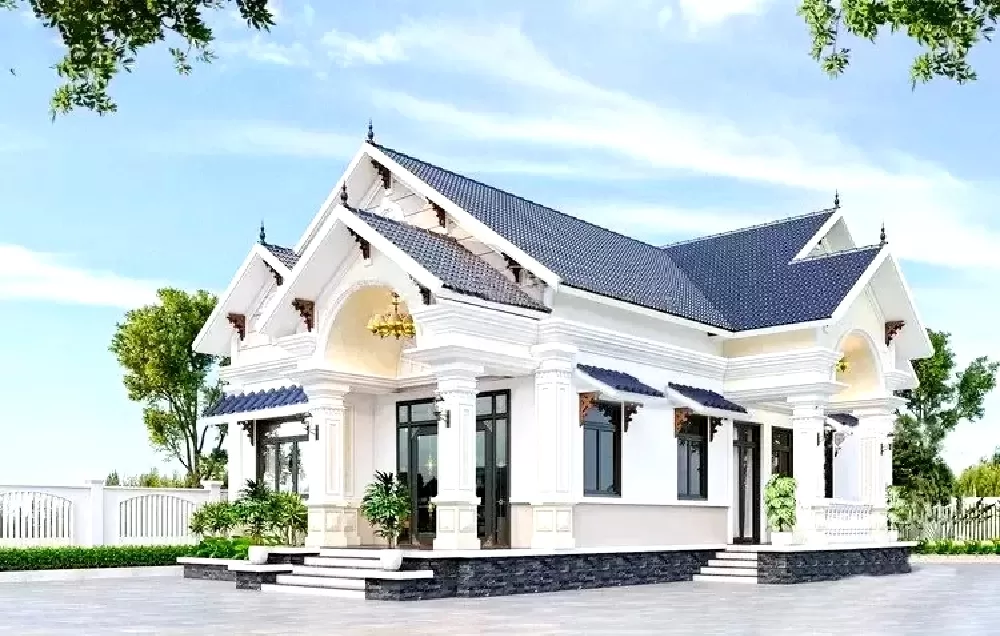 Ngôi nhà cấp 4 có thiết kế 80m2